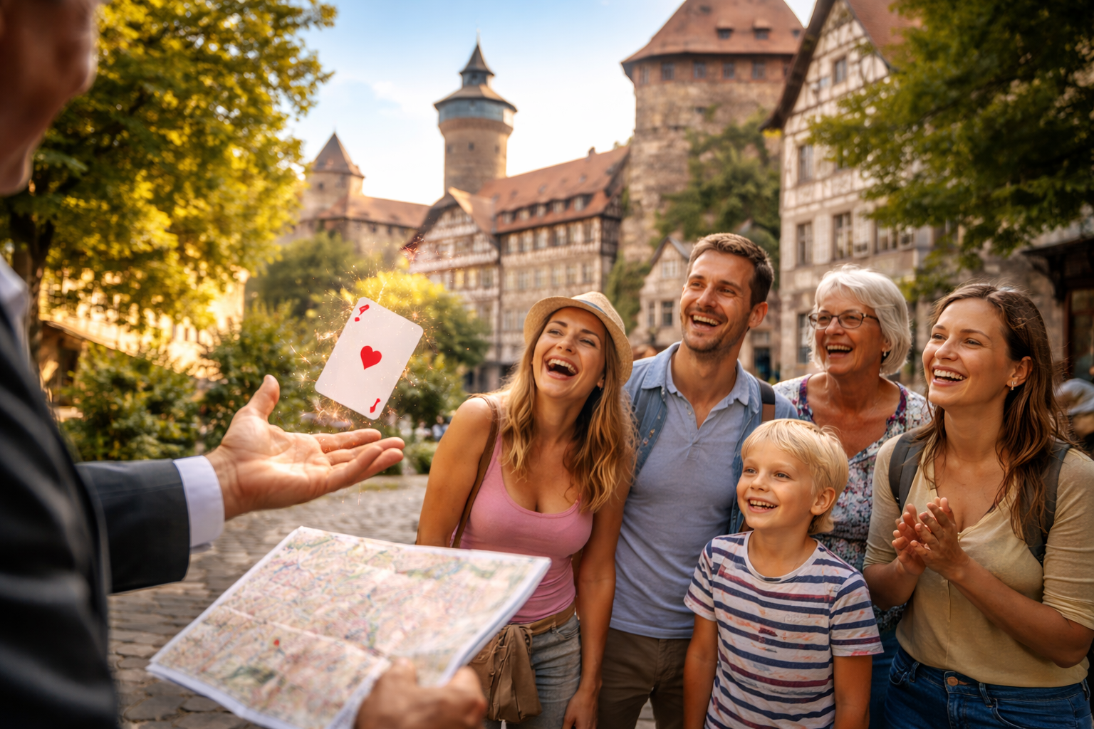 Zauberer in Nürnberg: Magische Stadtführungen erleben