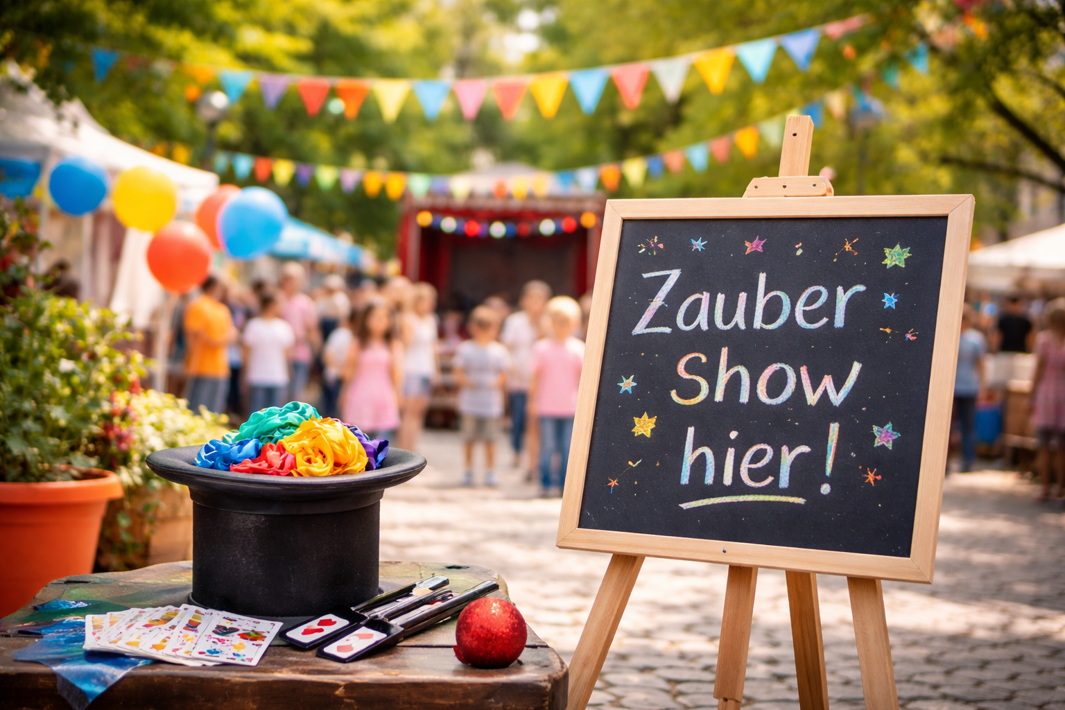 Zauberer in Nürnberg für Stadtteilfeste – Magie, die begeistert