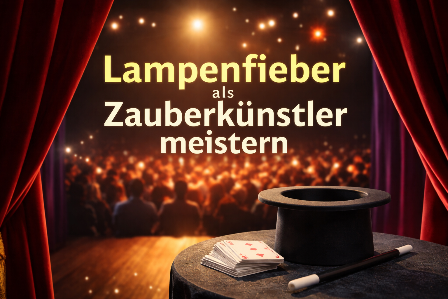 Zauberer in Nürnberg: Lampenfieber meistern &amp; souverän auftreten