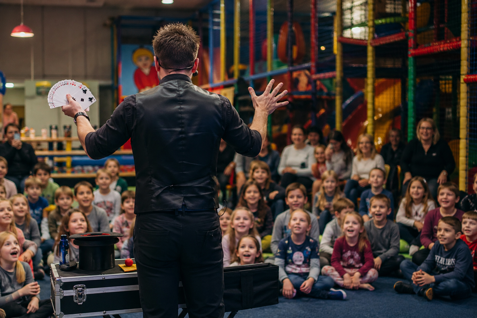 Zauberer in Nürnberg für Indoorspielplätze: Magie für Kinder