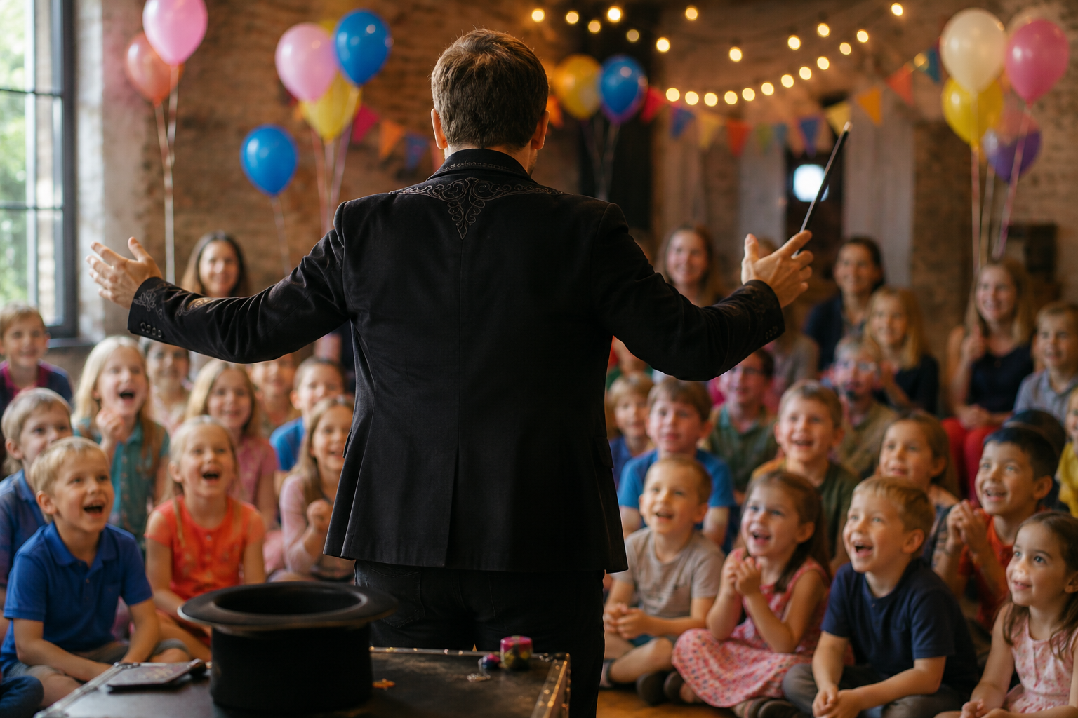 Zauberer für Kinder in Nürnberg: Sollte Feuer in der Kinderzaubershow verwendet werden?