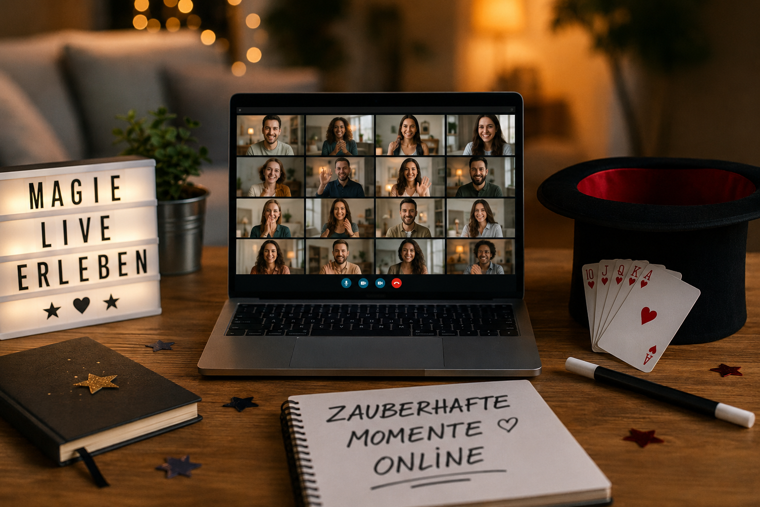 Online Zaubershows aus Nürnberg – Magie live auf Ihrem Bildschirm