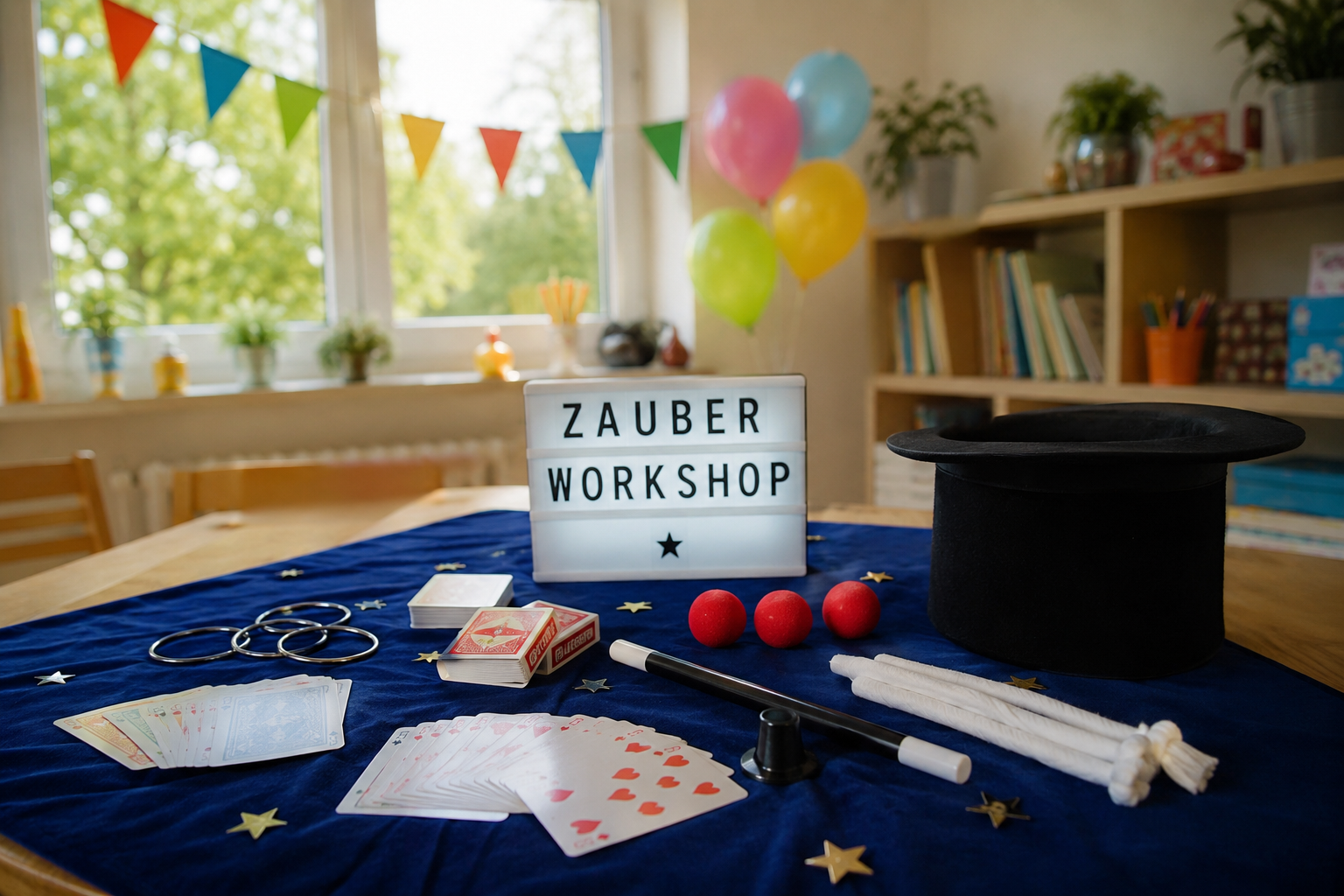 Zauberworkshop für Kindergeburtstag in Nürnberg: Magie zum Mitmachen