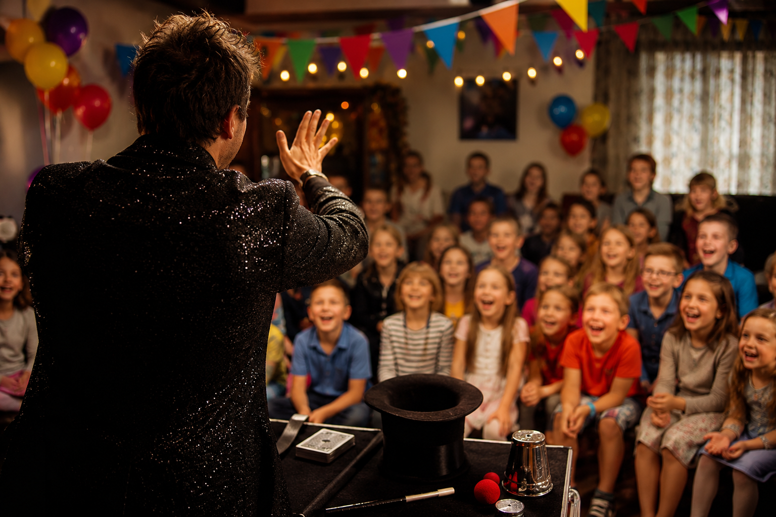 Zauberer Nürnberg: Wie ein Profi mit lebhaften Kindern während einer Zaubershow umgeht