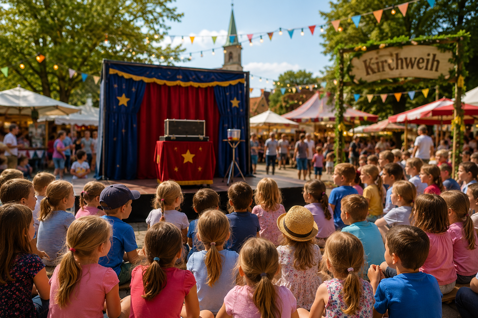 Kinderzaubershow auf der Kirchweih in Nürnberg – Magische Unterhaltung für Groß &amp; Klein