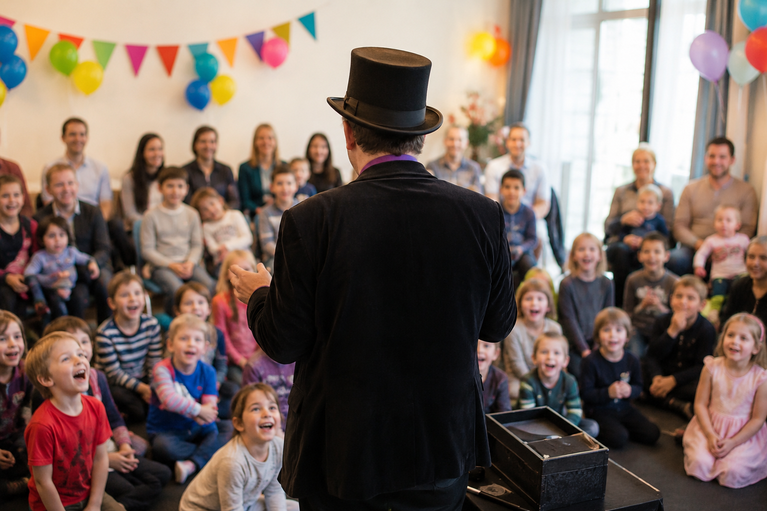 Wie reagiert ein Zauberer am besten auf ein vorlautes Kind während einer Kinderzaubershow?