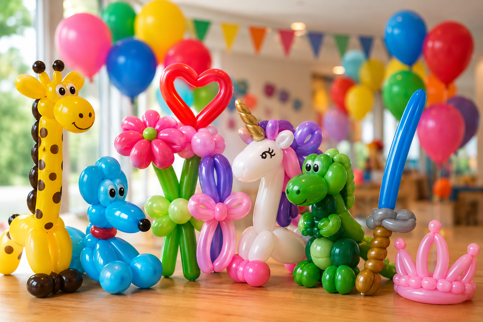 Luftballonzauberei in Nürnberg – Magische Ballonkunst für Kinder, Familien und Events