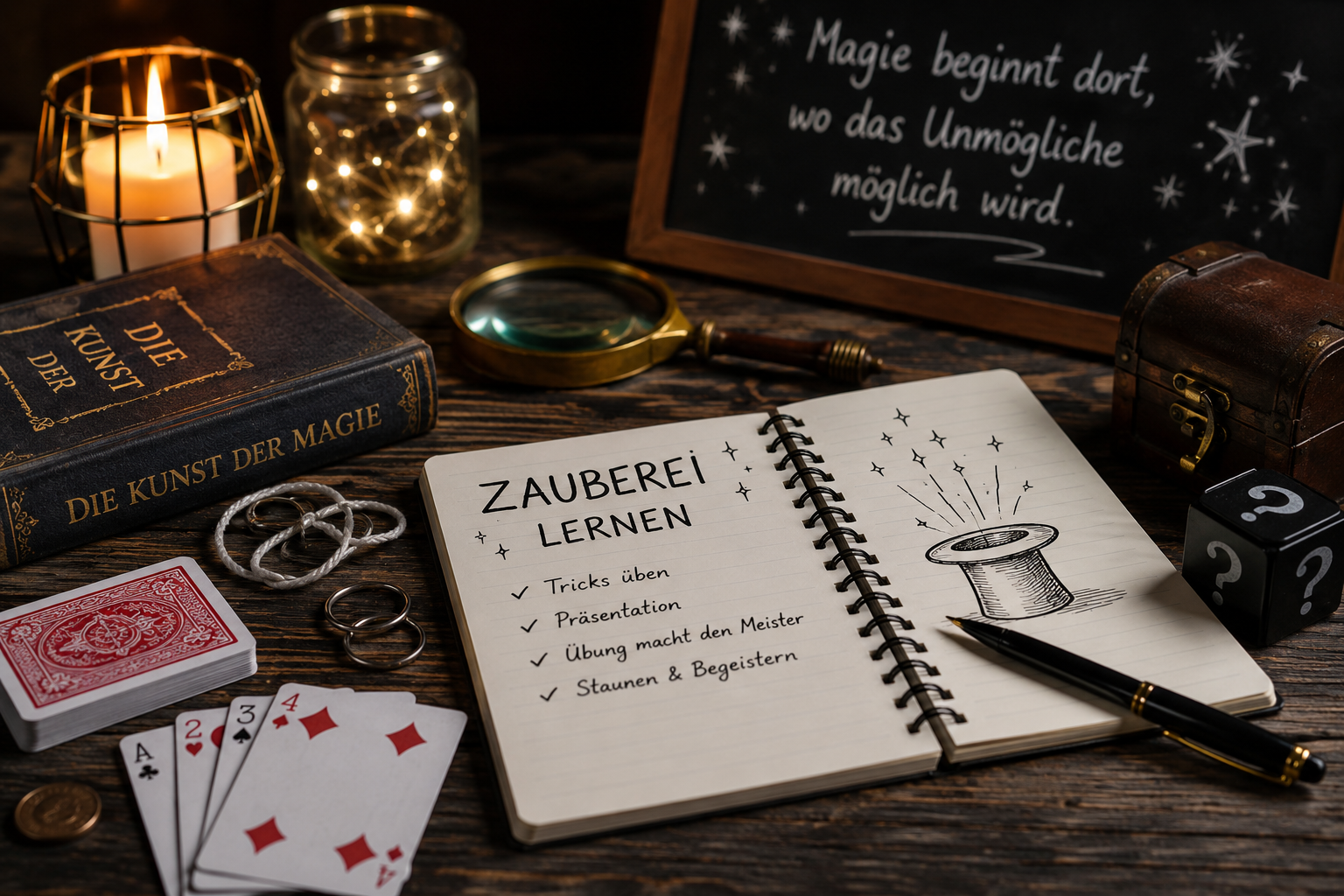 Wie steigt man in die Zauberei ein? Tipps vom Zauberer aus Nürnberg