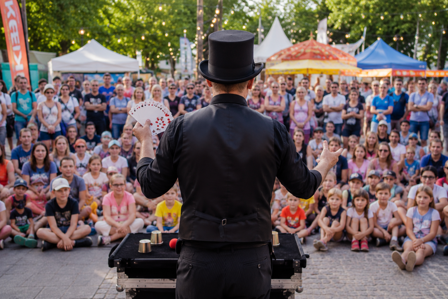 Zauberer auf Open-Air-Festivals in Nürnberg: Magische Highlights unter freiem Himmel