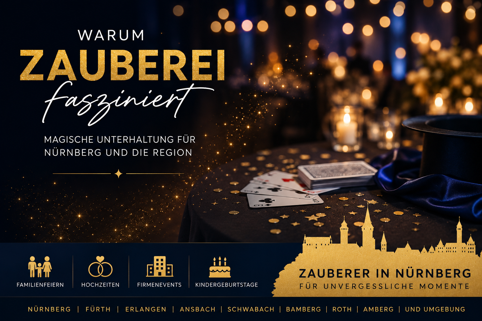 Warum Zauberei fasziniert – Magische Unterhaltung für Nürnberg und die Metropolregion