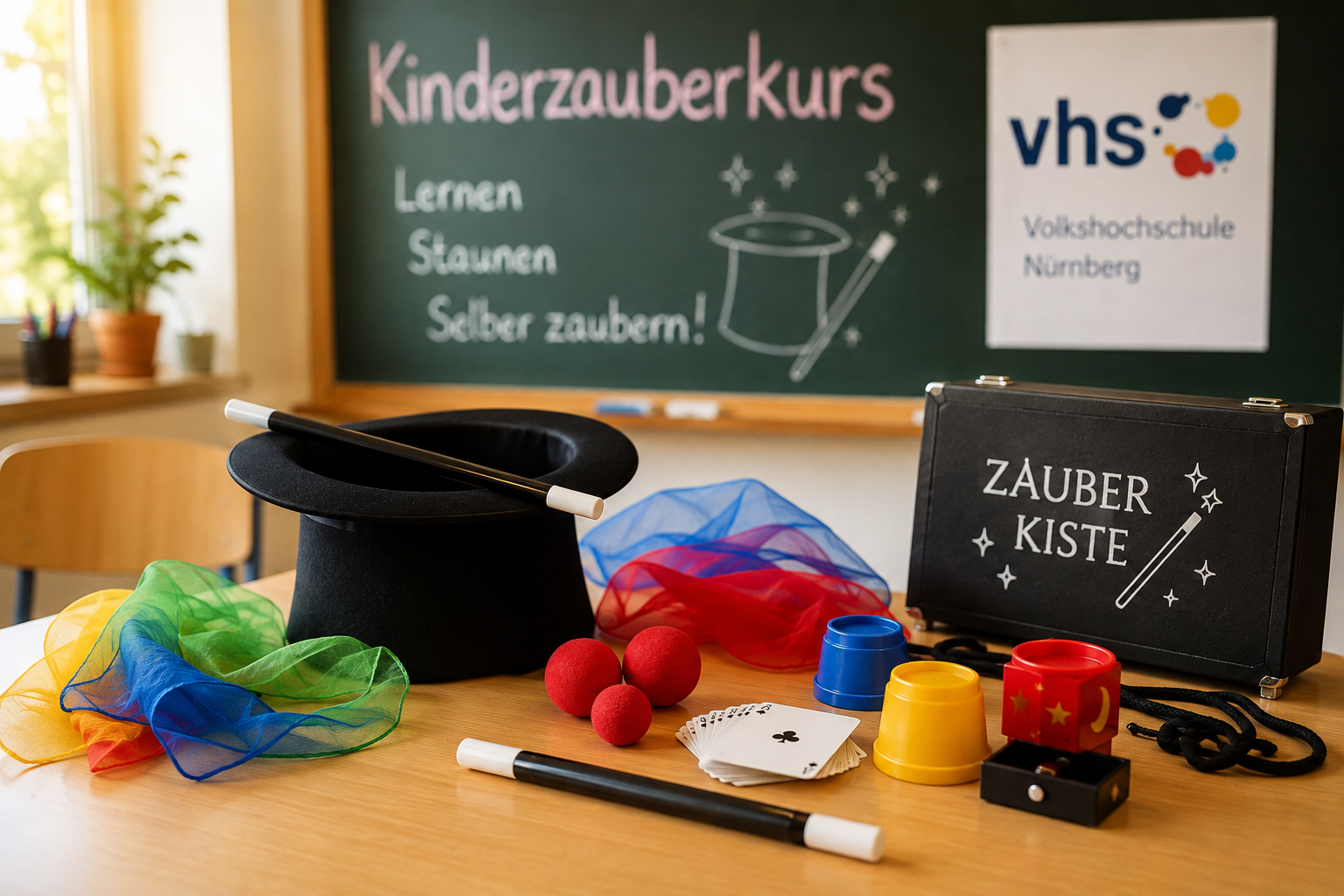 Kinderzauberkurse in Nürnberg: Magie lernen an der Volkshochschule