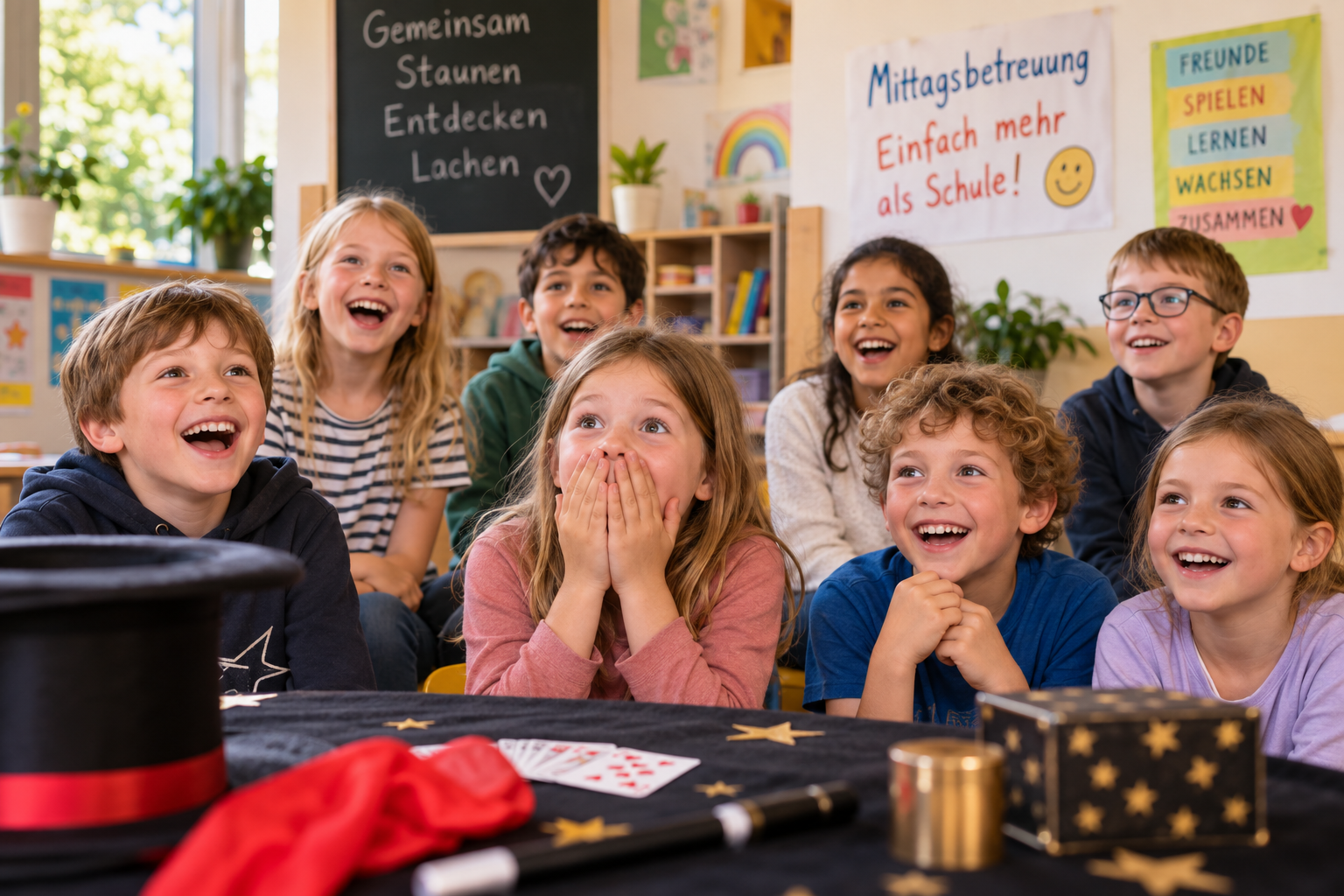 Zaubern in der Mittagsbetreuung – magische Momente für Kinder in Nürnberg