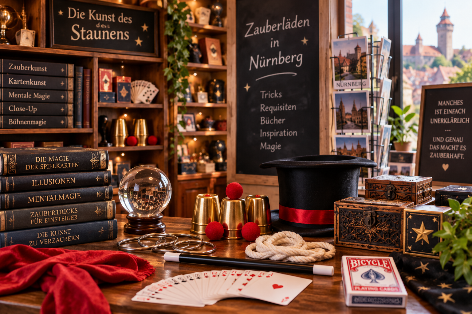 Zauberläden in Nürnberg – wo echte Magie ihren Anfang nimmt