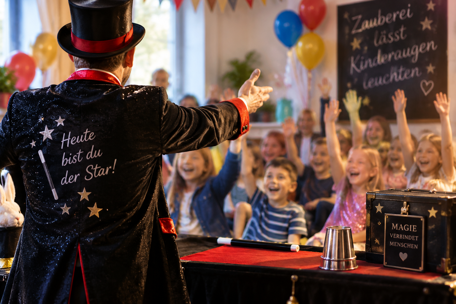 Warum die Auswahl helfender Kinder bei einer Kinderzaubershow so wichtig ist