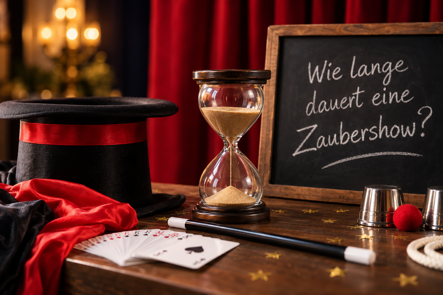 Zauberer Nürnberg: Die ideale Länge einer Zaubershow