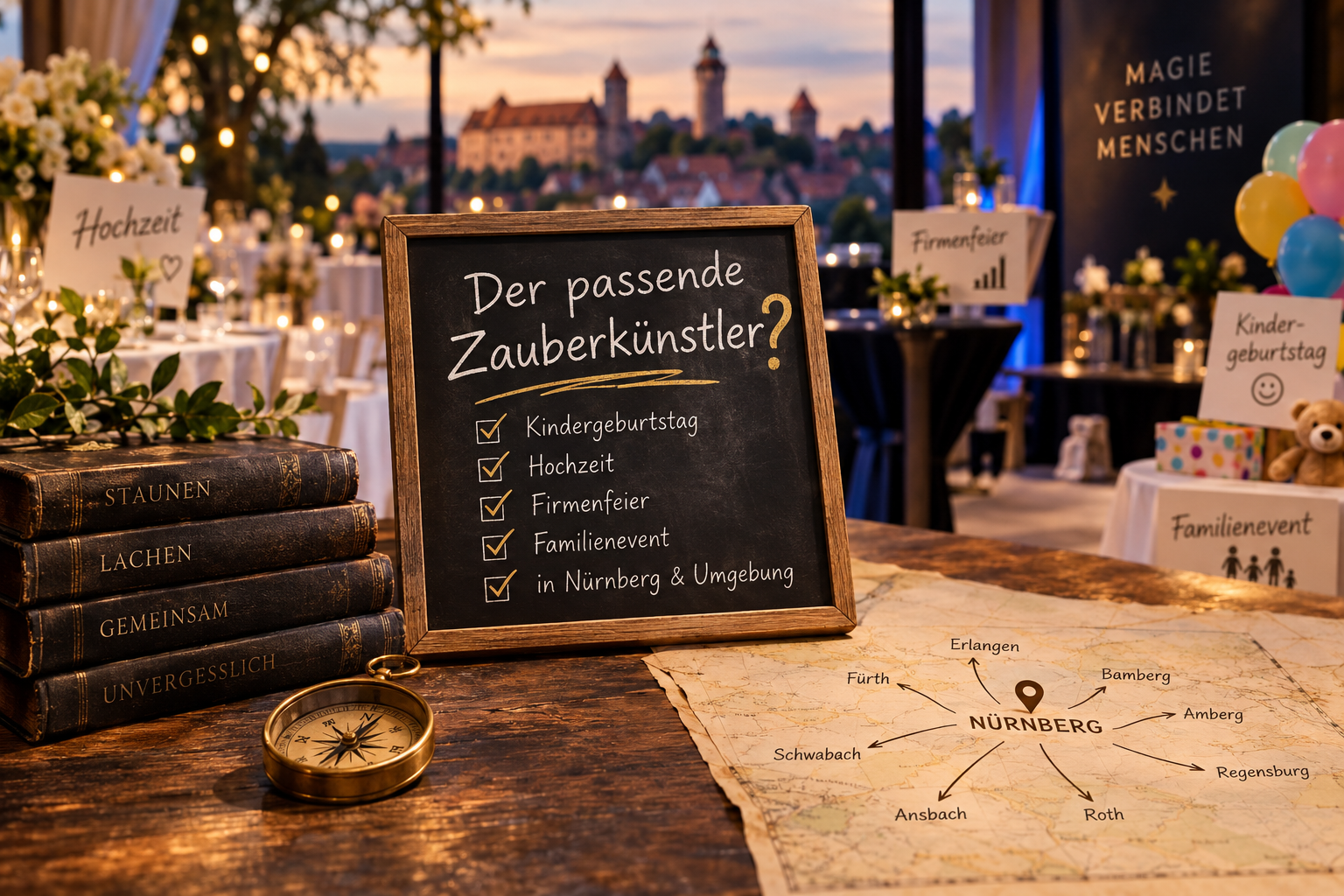 Wo findet man den passenden Zauberkünstler in Nürnberg?