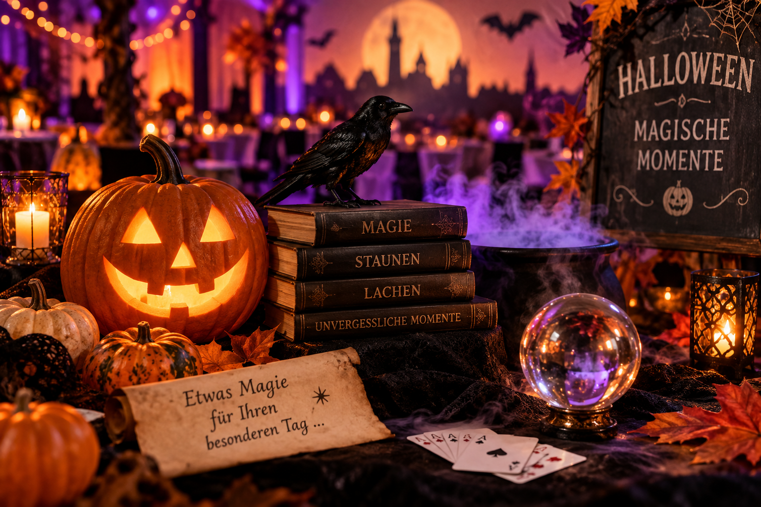 Zauberer an Halloween in Nürnberg: Magie trifft Gänsehaut