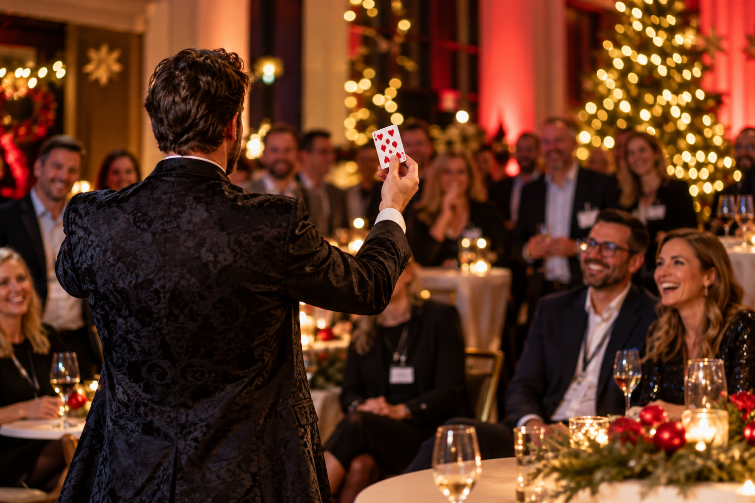 Zauberer für Firmen-Weihnachtsfeiern in Nürnberg: Magie, die verbindet