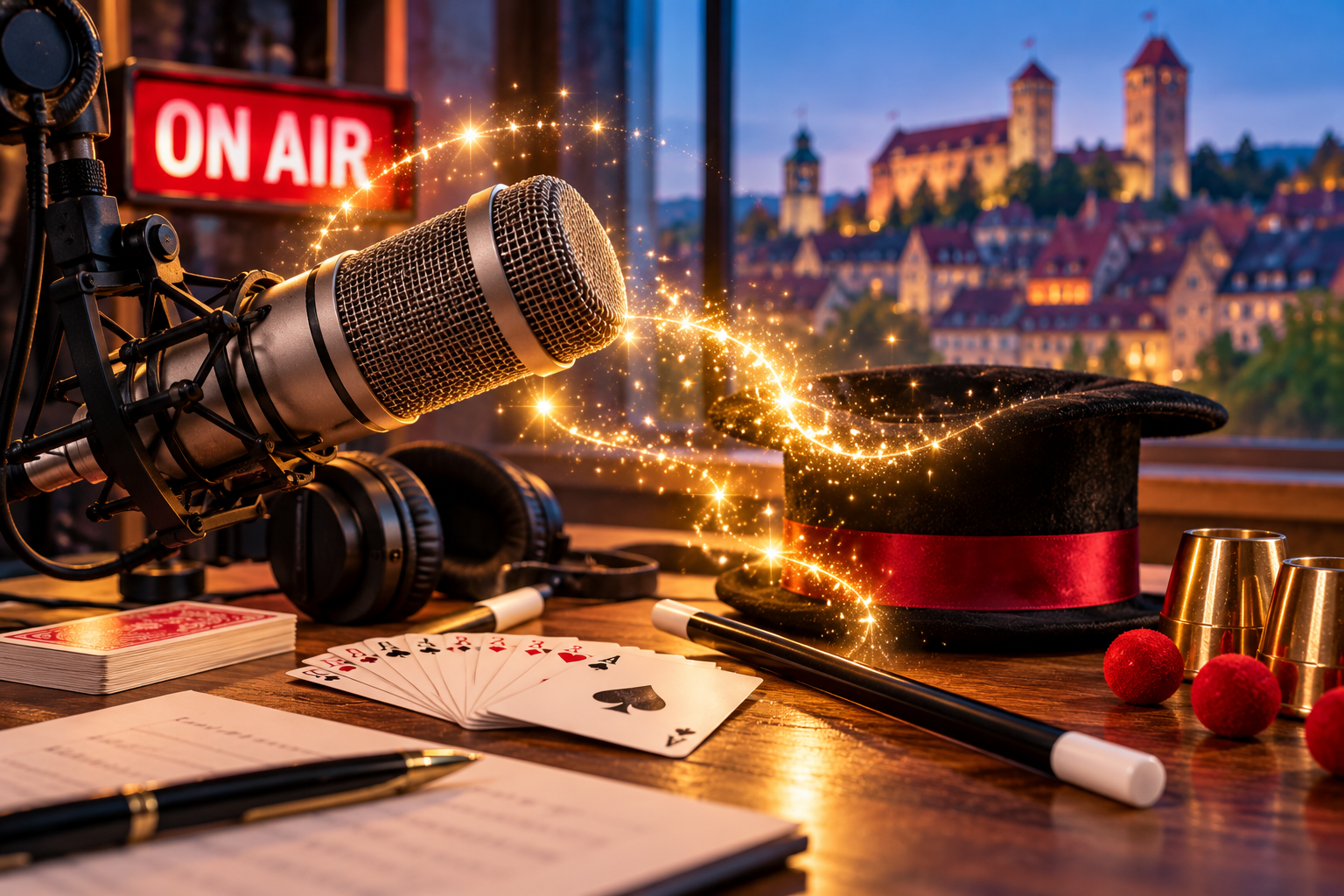 Zaubern im Radio: Wie funktioniert Magie, wenn niemand etwas sieht?