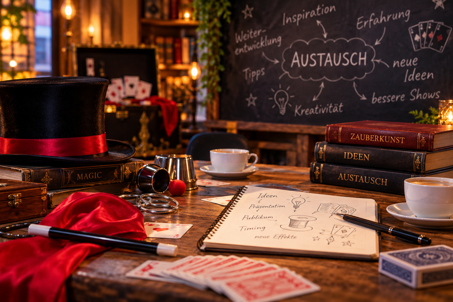 Warum der Austausch mit anderen Zauberkollegen so wertvoll ist – Ein Blick hinter die Magie
