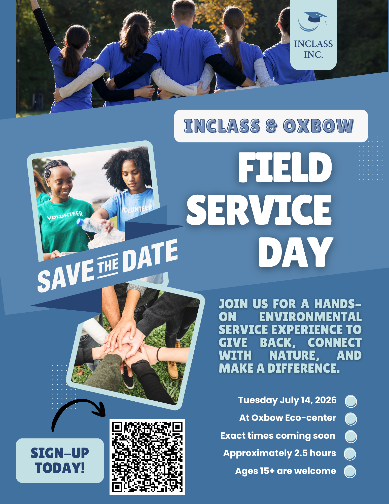 Field Service Day with Oxbow Eco-Center