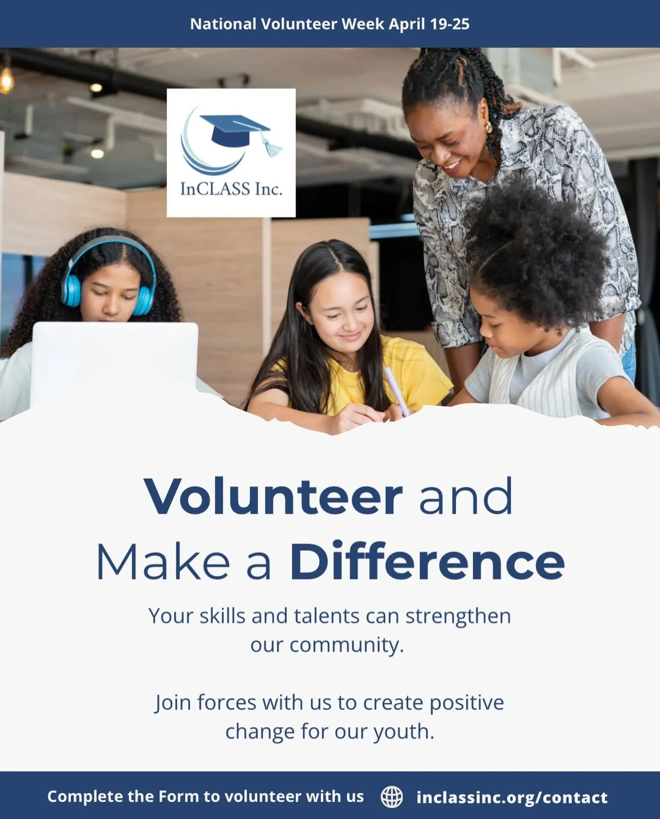 It takes a village and we&rsquo;d love you to be part of ours 💙

This National Volunteer Week, we&rsquo;re calling on passionate individuals to help us empower the next generation. 

From mentorship to life skills, your time and talents can make a l