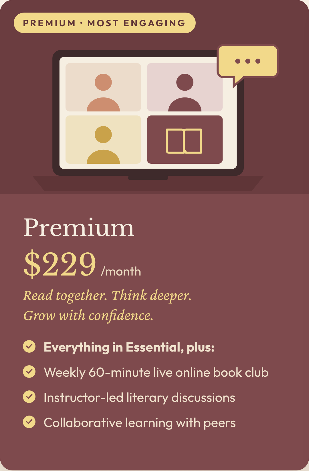 The Book Kit Premium | Monthly Reading Kit & Online Book Club