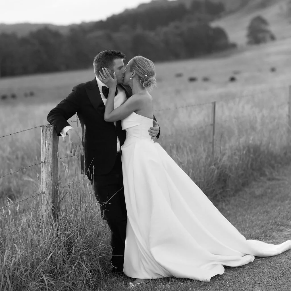 Em &amp; Tom ✨ a story I could&rsquo;ve kept writing about forever. Their love is the greatest testament to courage, commitment and deep trust. Stepping away from what they always knew in Sydney and starting a life together in the country, a life tha