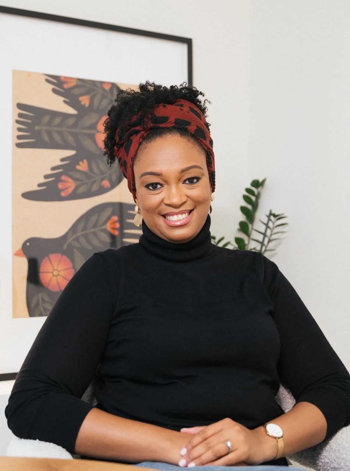 photo of Black woman therapist Dr Amber Proctor-Reyes