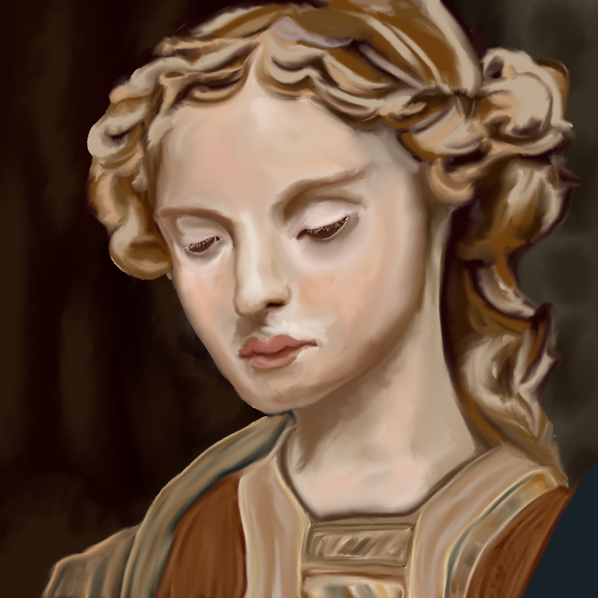 'Polychrome Marble', Procreate