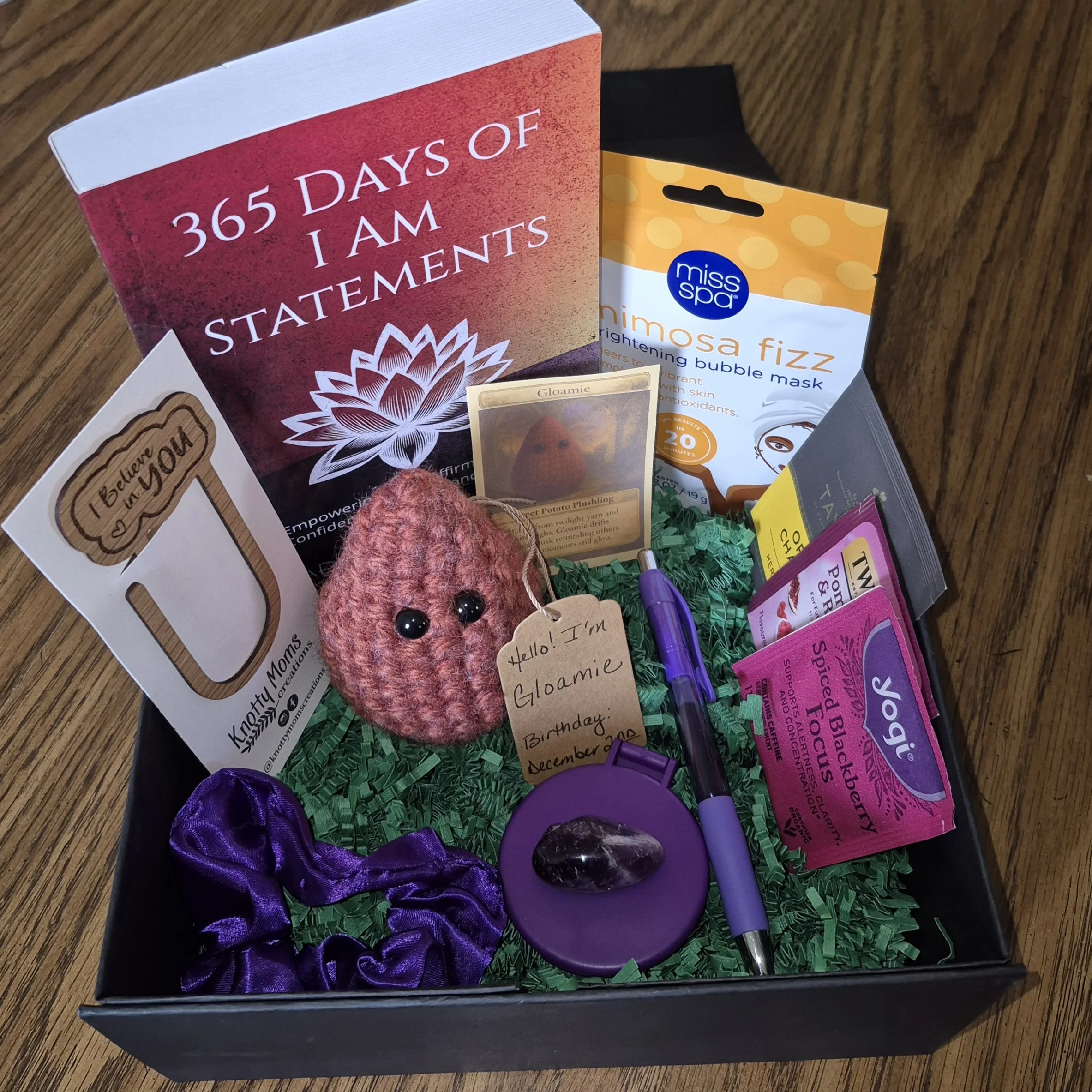 365 Days of I Am Statements Curated Book Box