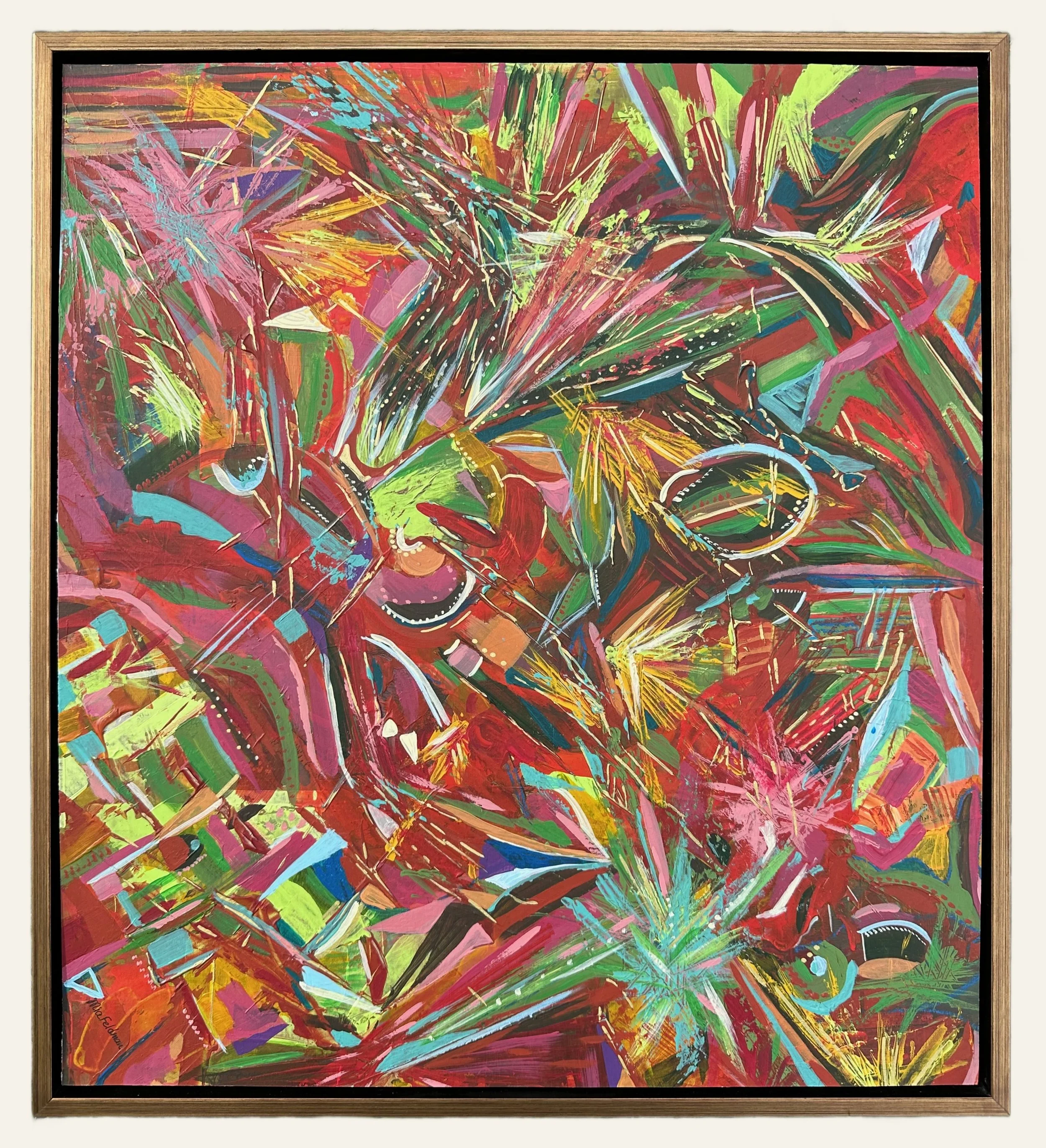 Sparks of Life | 17 × 19 in |  $650 framed