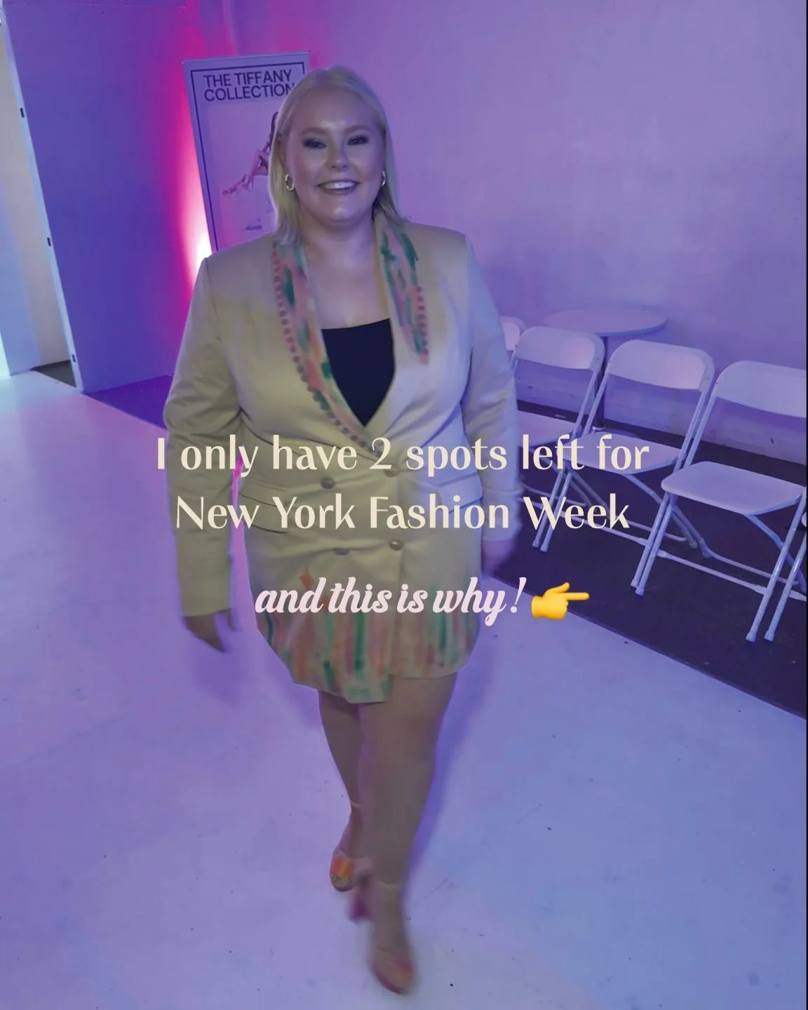 The women who model for Winning Spark don&rsquo;t just get the right to say, &ldquo;I modeled in New York Fashion Week&rdquo;.. they also get to say:

👉 I got to keep an AMAZING pair of shoes that I would have had to pay over $400 for anyway..

👉 I