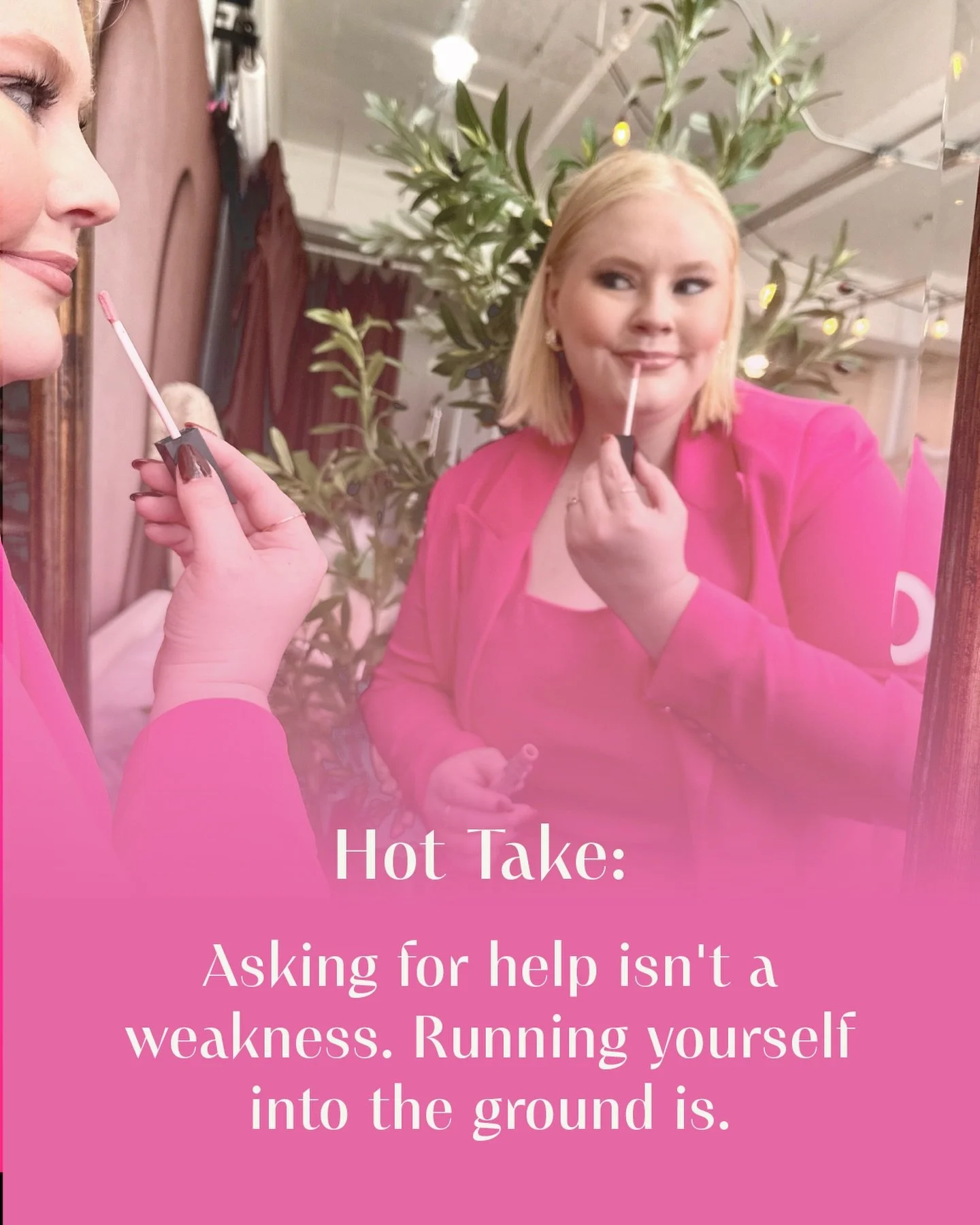 The number 1 thing I&rsquo;ve learned from starting my own business&hellip; Asking for help is definitely NOT a weakness!! I get help for my business by having a business coach. Someone who supports me in types of content and how to run offers, but y