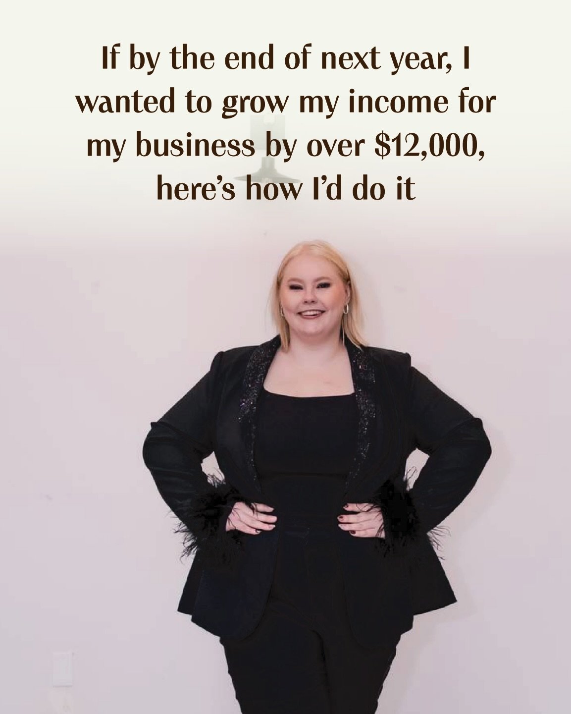 When I first started my business.. I needed the support, not because I couldn&rsquo;t figure it out but because I didn&rsquo;t want to take the time for trial and error. 🤷&zwj;♀️

Let&rsquo;s get you an extra $12K+ in business this year!! Don&rsquo;
