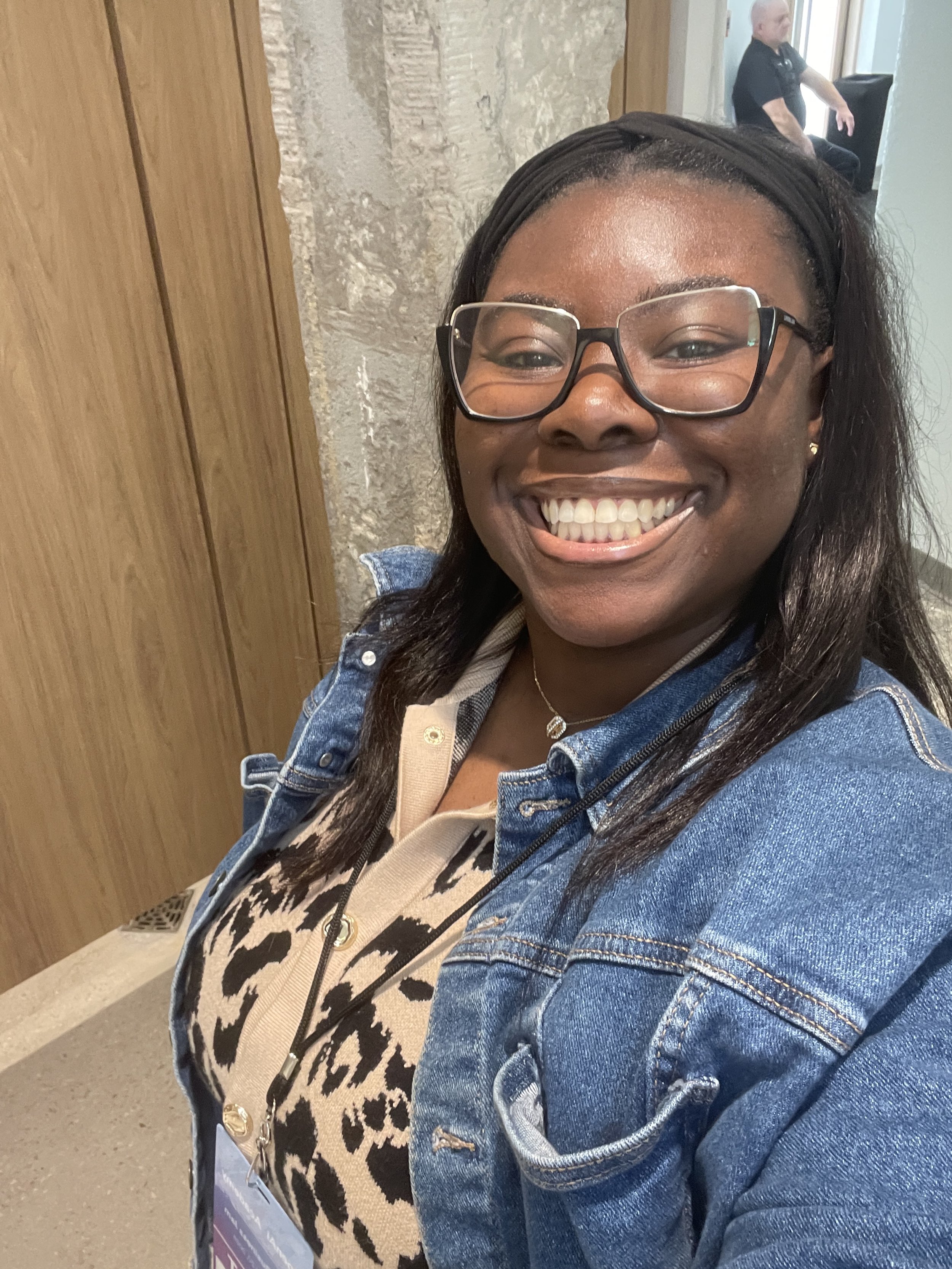 Daily Dose of Yah founder at faith-based event - Christian apparel and spiritual empowerment community gathering