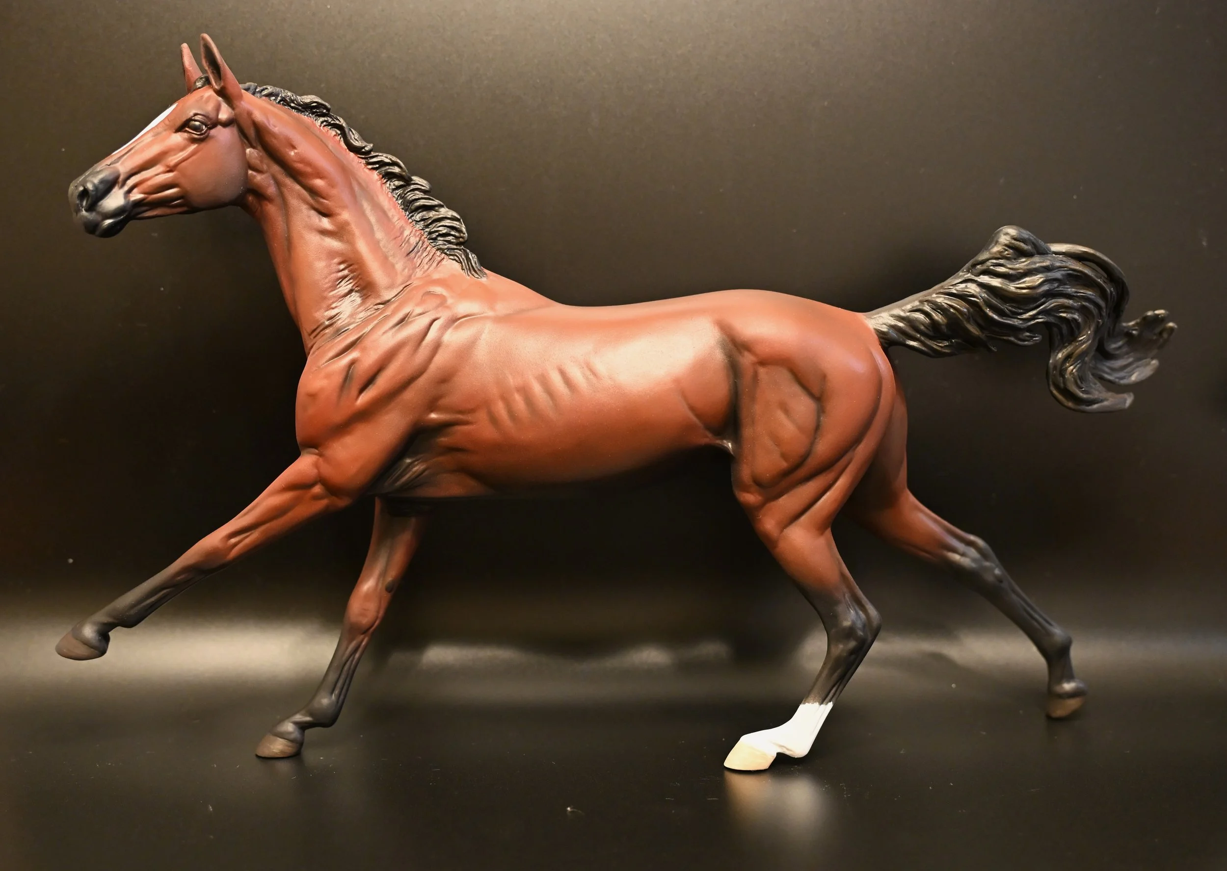 Medium Bay Trakehner/Akhal Teke - Traditional Custom