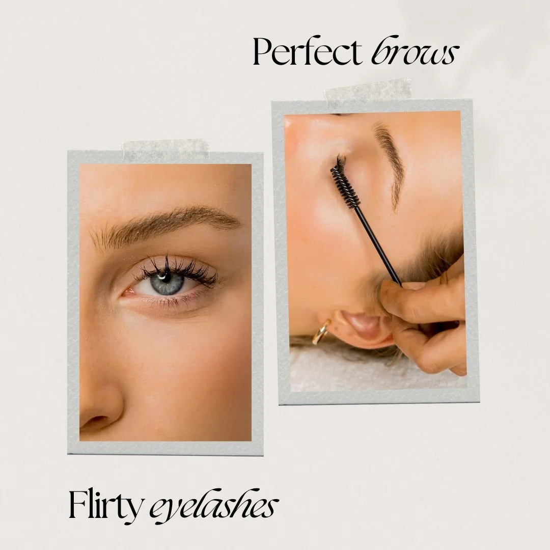 From perfectly shaped brows to dreamy lashes, we&rsquo;ve got your face framed. Book your appointment via link in bio 🥰