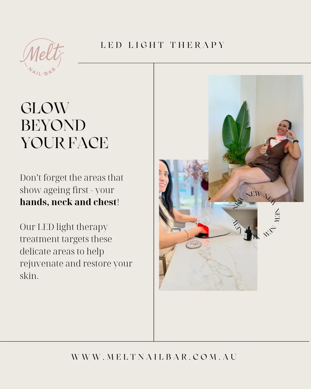 Add LED light therapy to your treatment - rejuvenate &amp; restore your skin