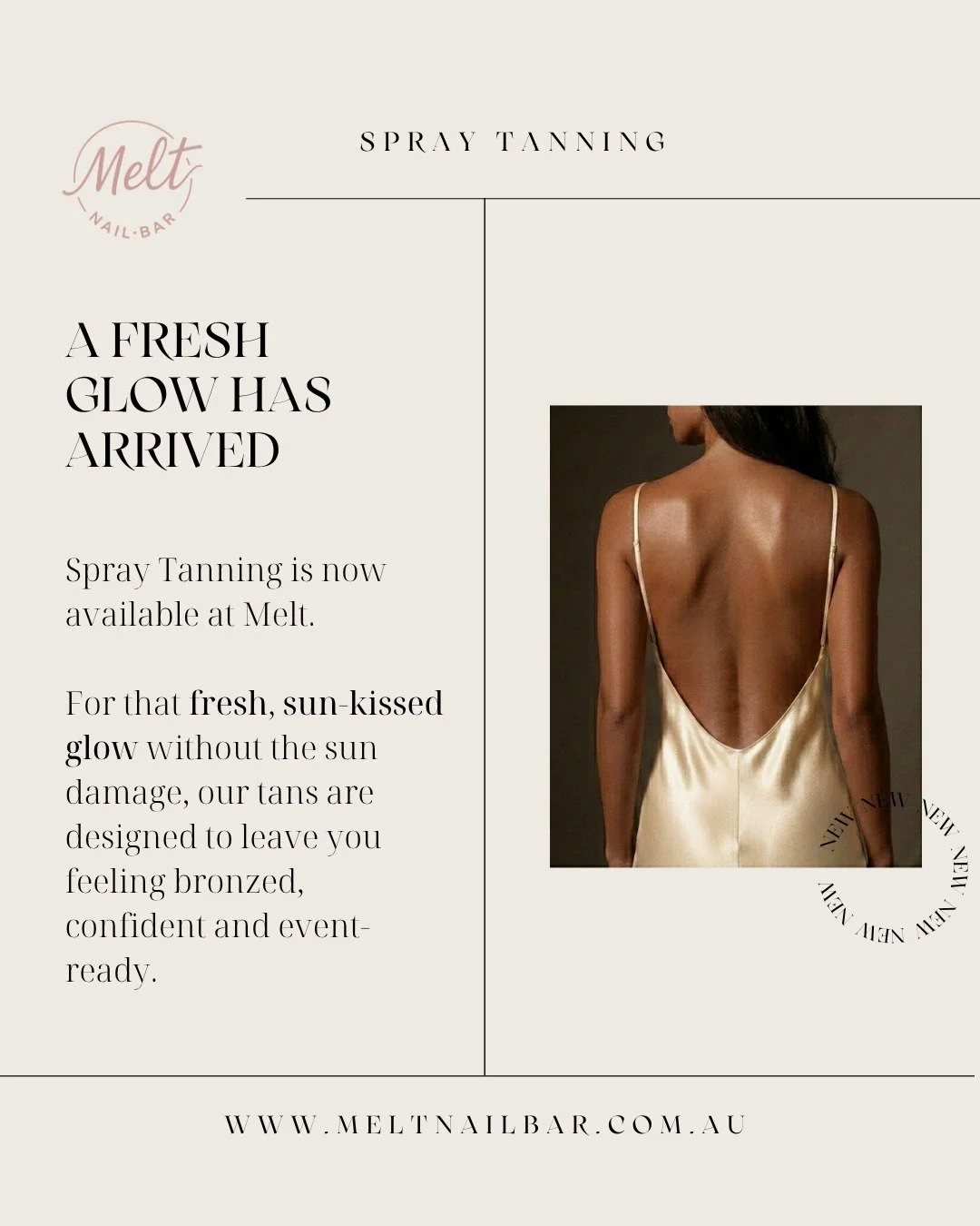 Are you looking for a flawless, sun-kissed glow - without the sun damage? Book your spray tan today. Book via link in bio