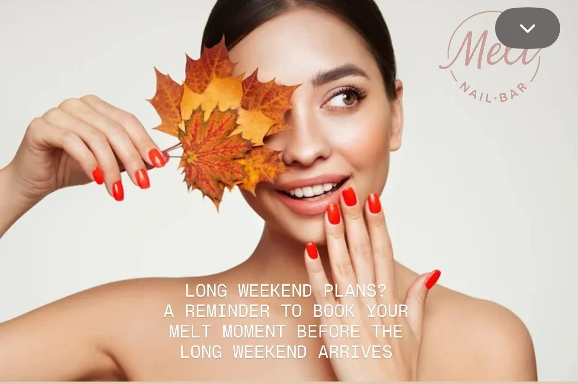 NAILS &bull; BROWS &bull; LASHES &bull; TANNING 
Book your appointment before the weekend rush &amp; arrive feeling polished, glowing &amp; ready 🥂✨