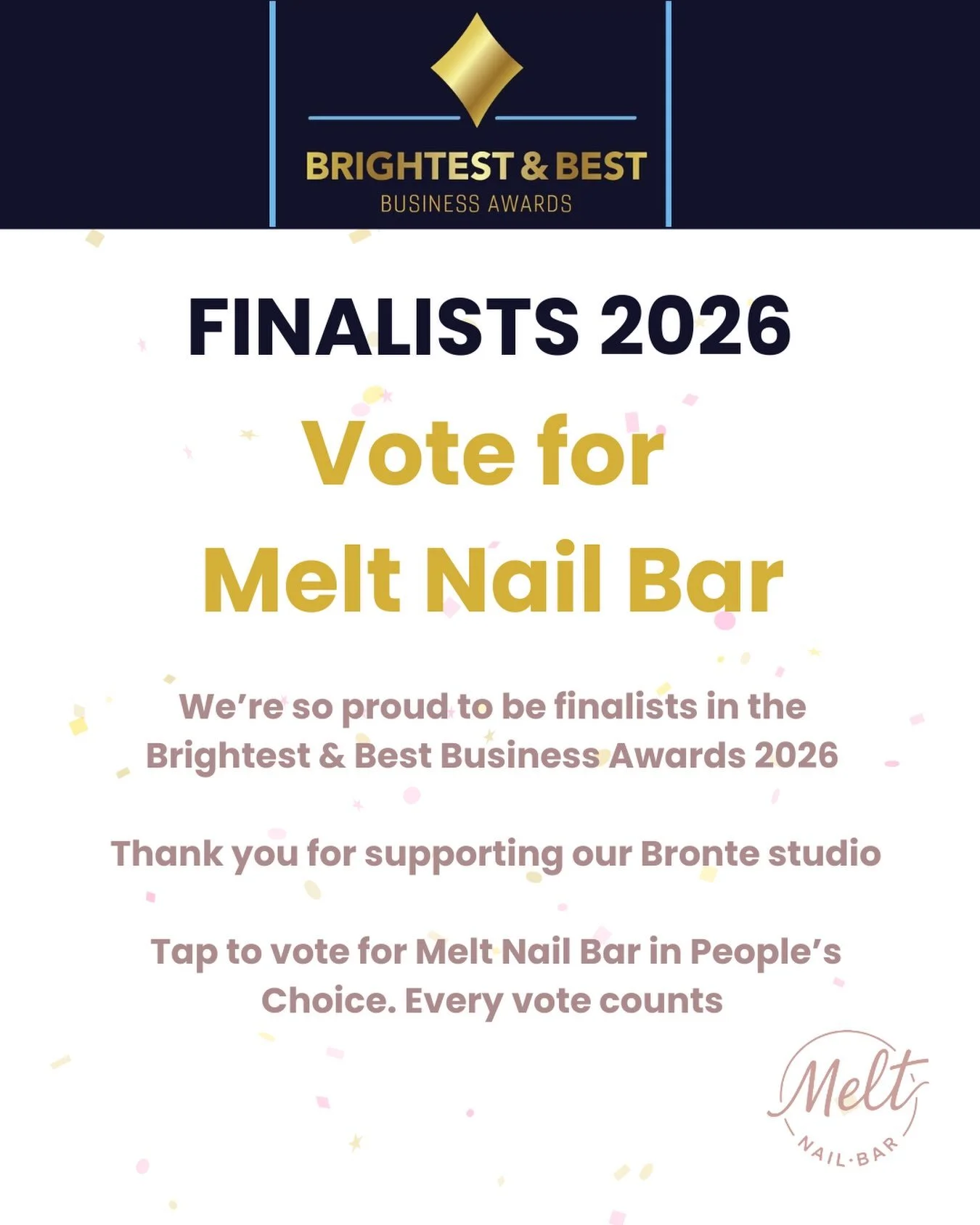 Vote for Melt Nail Bar 💕