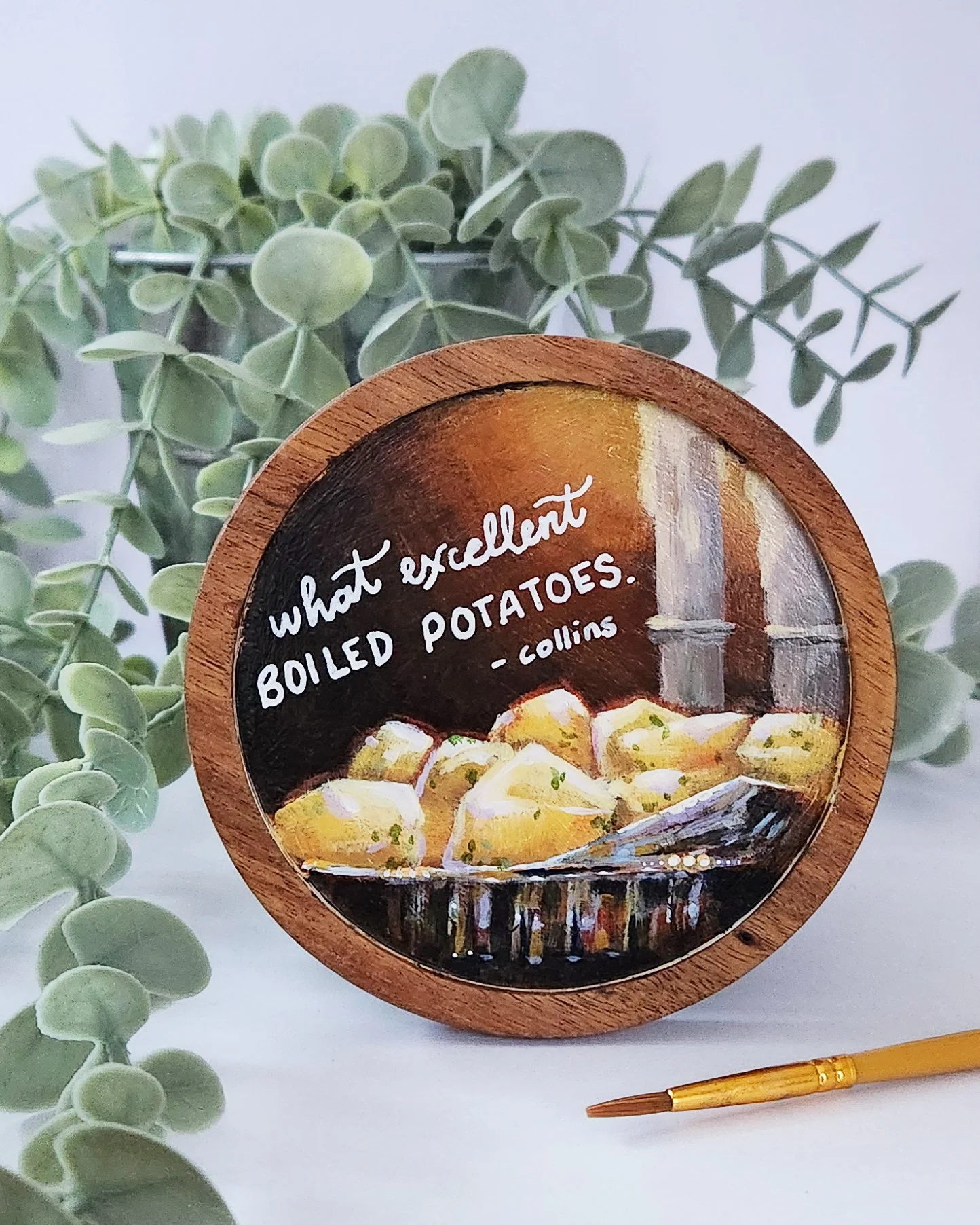 what excellent boiled potatoes mini painting mr collins
