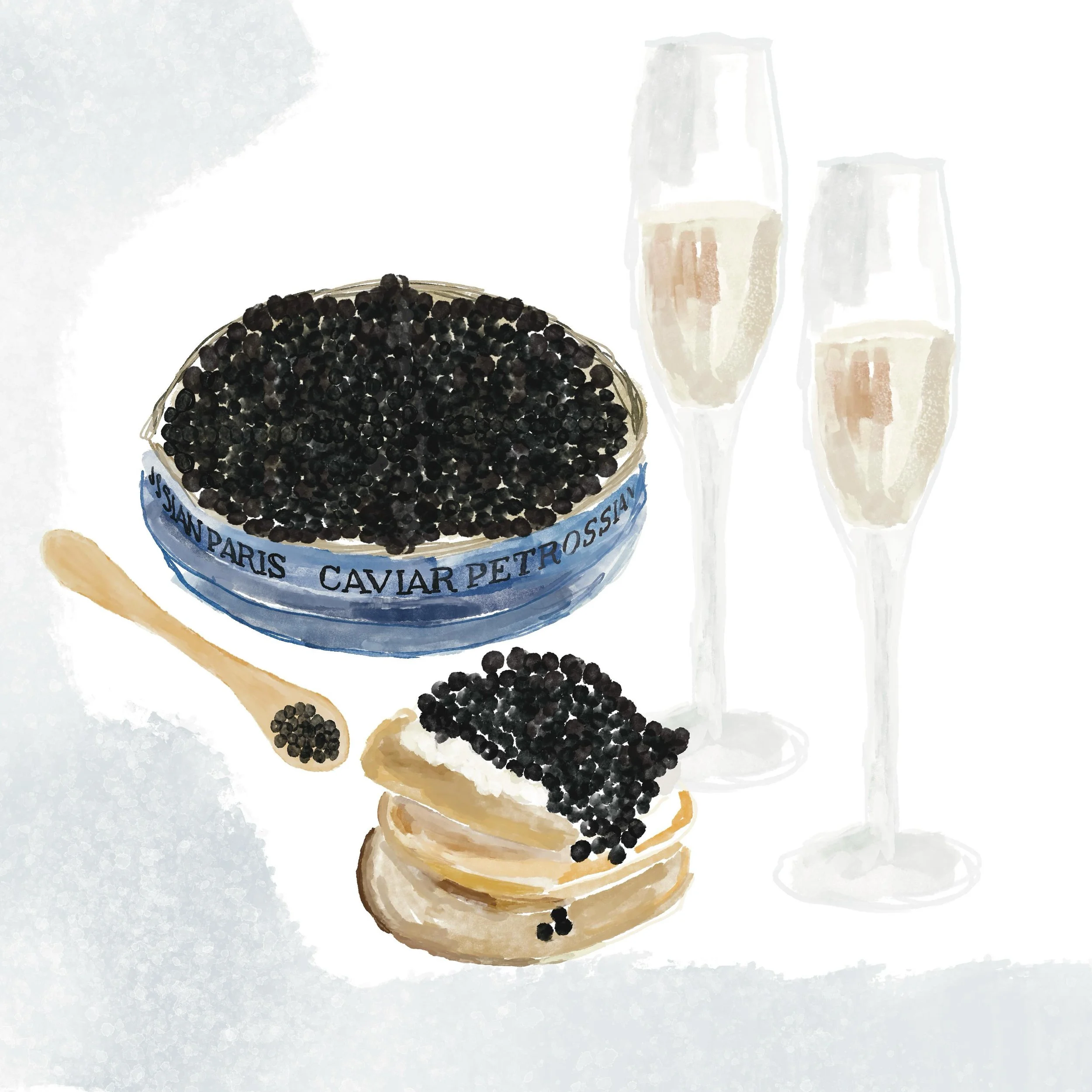 @petrossianparis caviar
@georgjensen spoon and 
Champagne because it&rsquo;s Friday !