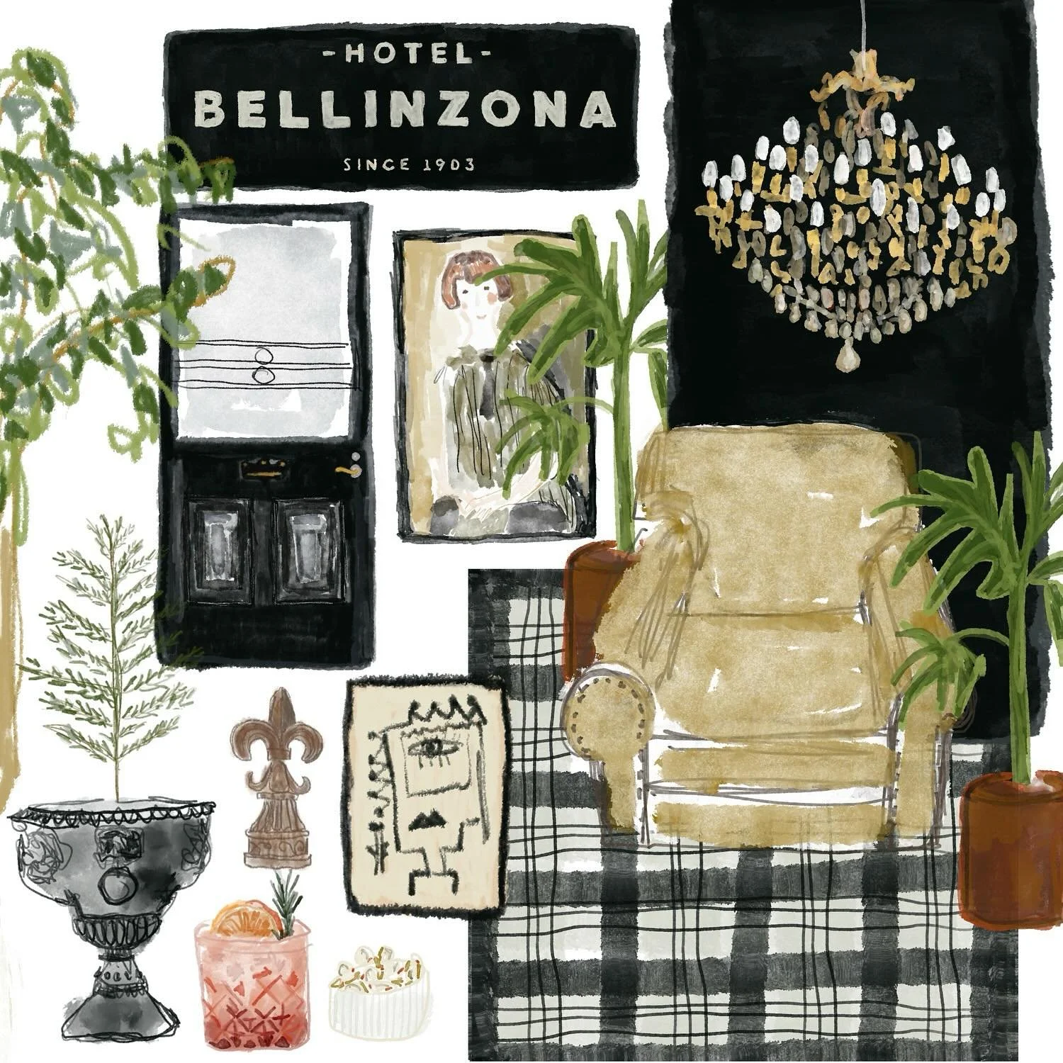 Weekend foyer vibes @hotelbellinzonadaylesford + spring blossom and sunshine = glorious @visitmacedonranges 
Chilli caramel popcorn + cocktails!