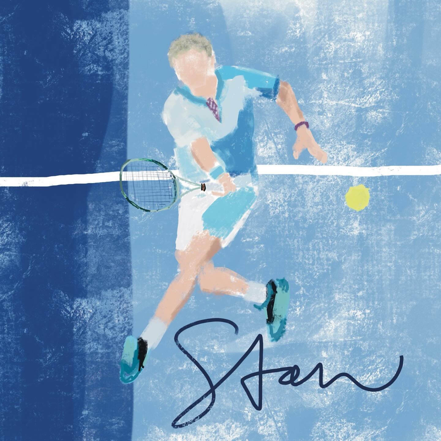 @stanwawrinka85 @australianopen highlight 👏👏👏 Was this the first ever beers post match on RLA? Cheers Stan it was a fun tournament 🍻