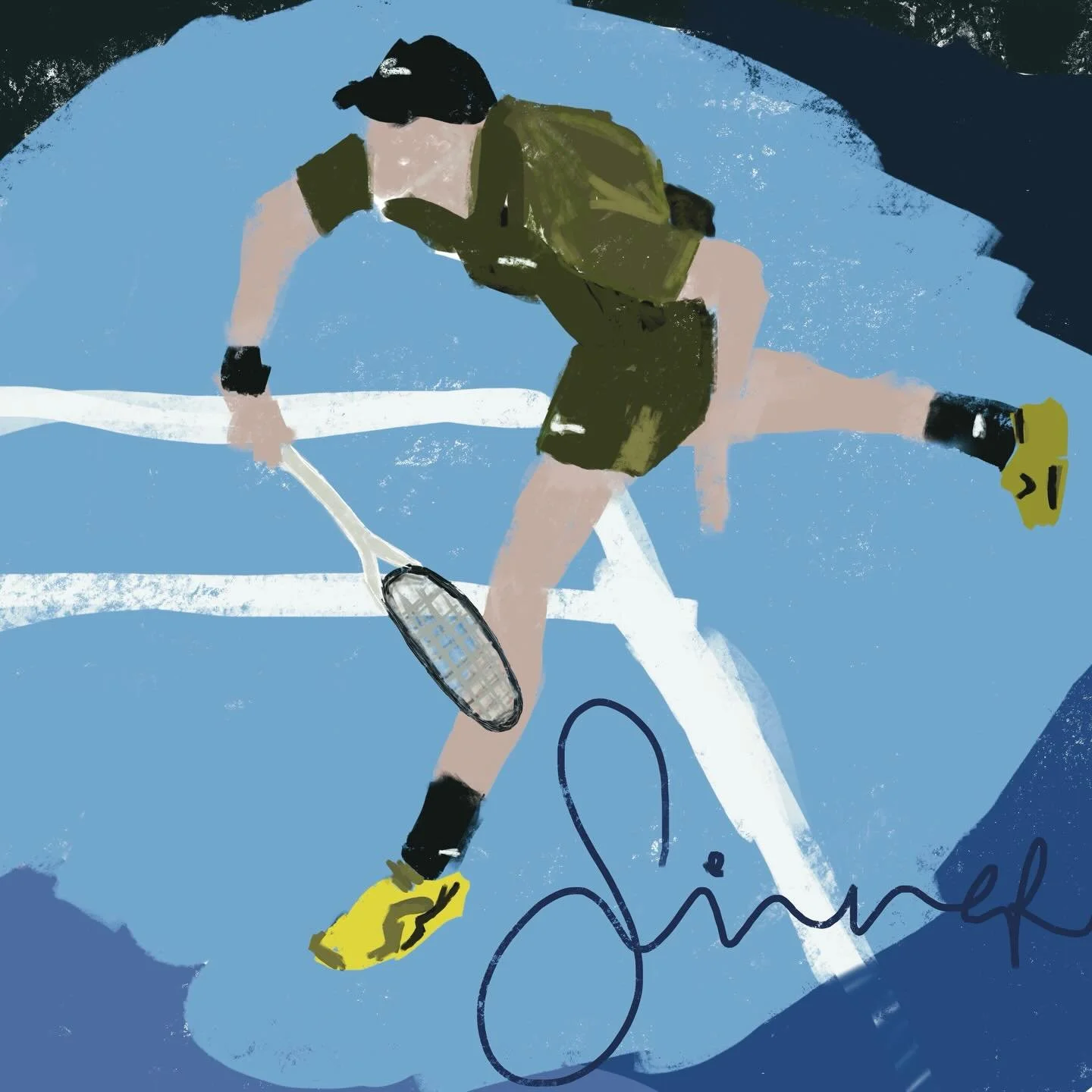 @janniksin no silverwear this year but a great show as always 🙏 👏👏👏@australianopen @gucci