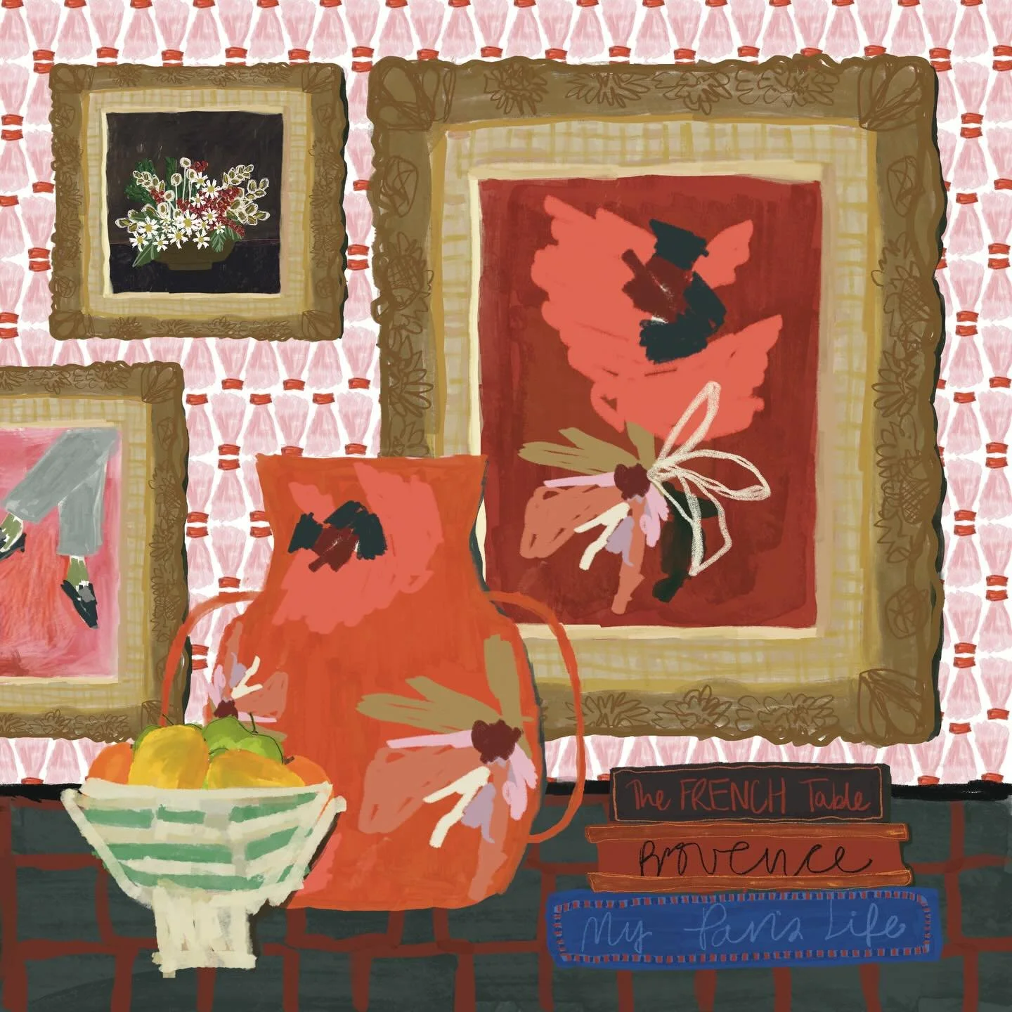 Vintage frames, 🇫🇷 books and ceramics &hellip;