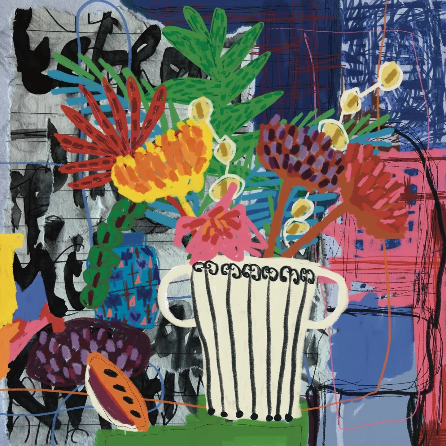 The messy table &hellip;