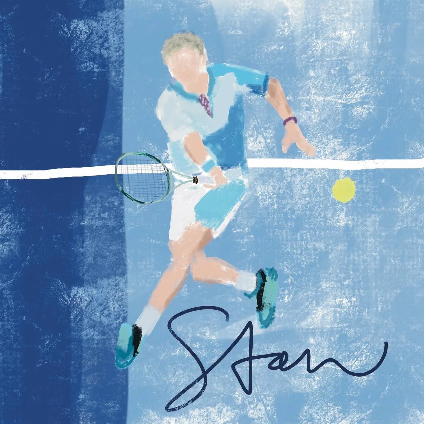 @stanwawrinka85 @australianopen highlight 👏👏👏 Was this the first ever beers post match on RLA? Cheers Stan, it was a fun tournament 🍻